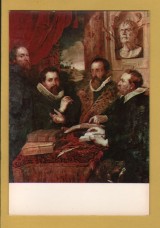 `Florence, Pitti Gallery - The Four Philosophers by P.P. Rubens` - Postally Unused - FUD Postcard.