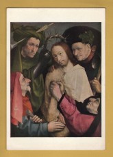 `Christ Mocked (The Crowning With Thorns) by Hieronymus Bosch` - Postally Unused - National Gallery Postcard.