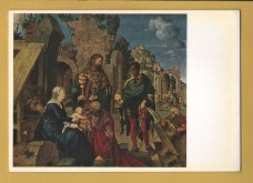 `Florence, Uffizi Gallery - Adoration of the Magi by Albrecht Durer` - Postally Unused - A.Martello Postcard.