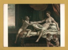 `Rome, Borghese Gallery - Danae by Correggio` - Postally Unused - ER Postcard.