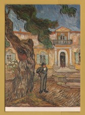 `Paris, Jeu de Paume Museum - Saint Jean Hospital in Saint Remy 1889 by Vincent Van Gogh` - Postally Unused - National Museums France Postcard.