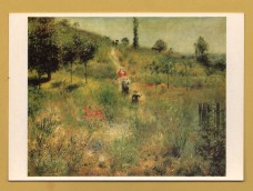 `Louvre - A Path Through the Long Grass by Auguste Renoir` - Postally Unused - Braun Postcard. `Louvre - A Path Through the Long Grass by Auguste Renoir` - Postally Unused - Braun Postcard.