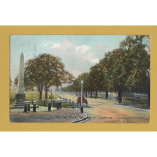 `The `HA HA` Road, Woolwich Common` - Postally Used - Woolwich 4th November 1905 Postmark - Molyneux Series Postcard