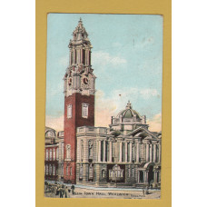 `New Town Hall, Woolwich` - Postally Used - Woolwich 29th March 1905 Postmark - Molyneux Series Postcard