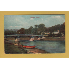 `Chepstow Bridge` - Postally Used - Chepstow 20th July 1914 Postmark - E.S London. Postcard