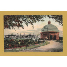 `Entrance To Tunnel Island Gardens, North Greenwich` - Postally Unused - Perkins & Sons Postcard