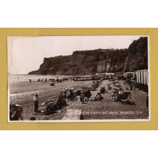`1453. Appley Cliffs and Beach, Shanklin, I.W.` - Postally Used - Shanklin 5th September 1938 Isle of Wight Postmark - Nigh Real Photo Postcard