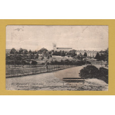 `St. Margaret`s Church and Plumstead Common` - Postally Used - Woolwich? January 9th 1905 Postmark - Unknown Producer