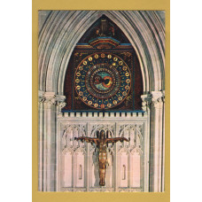 `Wells Cathedral, Somerset - The Clock (Late 14th Century)` - Postally Unused - J.Arthur Dixon Postcard.