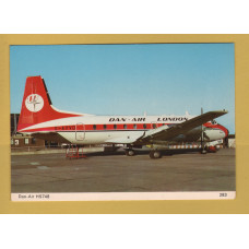 `Dan-Air HS748` - Postally Unused - Charles Skilton Postcard