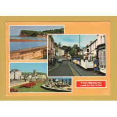 `Teignmouth and Shaldon` - Postally Used - South Devon 25th May 1989 Postmark with Slogan - Dennis & Sons Ltd Postcard.