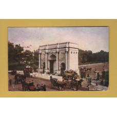 `Marble Arch` - Postally Used - ?? ? ? 1907 Postmark with Partial Barred Numerical Postmark - S.Hildesheimer & Co. Postcard