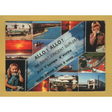 `Allo! Allo! ici Saint-Vincent-Sur-Jard.....` - Postally Used - 85 Jard sur Ner 18th July 1989 NDL Postmark with Pictorial Slogan - Arteud Freres Postcard.
