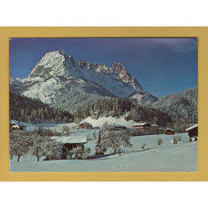 `Winter in Tirol` - Postally Used - St Johann in Tirol 16th February 1989 Postmark with Slogan - Alpina Druck Postcard