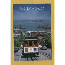 `San Francisco` - Postally Used - Text Written 28th September 1991 - Unreadable Postmark with Slogan - Smith Novelty Co. Postcard.
