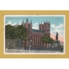 `Westminster Abbey, London` - Postally Used - Thornbury P.S.O 28th September 1906 Glos Postmark - Gottschalk, Dreyfuss & Davis Postcard.