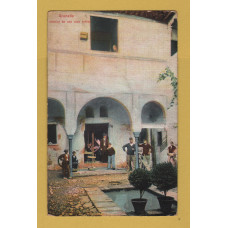 `Granada - Interior de une casa arabe` - Postally Unused - Knackstedt & Nather Lichtdruck Postcard