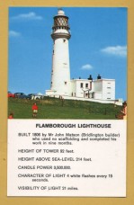 `Flamborough Lighthouse`- Postally Unused - Bamforth Postcard. `Flamborough Lighthouse`- Postally Unused - Bamforth Postcard.