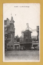 `PARIS - Le Moulin Rouge`- Postally Unused - Unknown Producer.