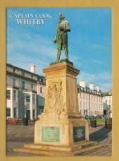 `Whitby - Captain Cook - Whitby`- Postally Unused - J.Salmon Postcard.