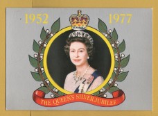 `1952 - Queen`s Silver Jubilee - 1977`- Postally Unused - Postcard Association of Great Britain Postcard.