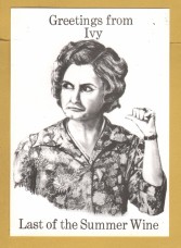 `Last of the Summer Wine - Greetings From Ivy by Jeanette Leadbeater`- Postally Unused - Victoria Press Postcard.