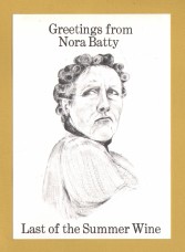 `Last of the Summer Wine - Greetings From Nora Batty by Jeanette Leadbeater`- Postally Unused - Victoria Press Postcard.