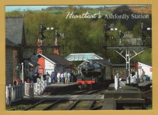 `Heartbeat`s Ashfordly Station - The North York Moors National Park, England`- Postally Unused - Beachcomber Cards Postcard.