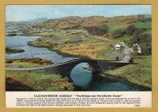 `Clachan Bridge, Easedale - The Bridge Over The Atlantic Ocean`- Postally Used-1991 - Whiteholme Postcard.