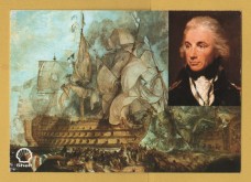 `Shell - Great Britons - Horatio Nelson (1758-1805) - 1972`- Postally Unused - Shell Postcard.