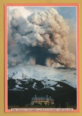 `The Chateau Tongariro and Mount Ruapehu, New Zealand` - Postally Used-1999 - Pictorial Publications Postcard.