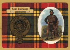 `The Clans Collection from Lang Syne - Clan Buchanan - 1990` - Postally Unused - Lang Syne Postcard.