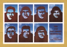 `The 158 Squadron Memorial - Lissett - East Yorkshire by Peter Wallwork Naylor` - Postally Unused - Peter W Naylor Postcard.