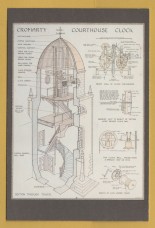 `Cromarty Courthouse Clock` - Postally Unused - Cromarty Courthouse Postcard.