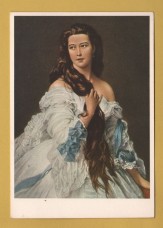 `Madame Rimsky Korsakov - Winterhalter - Louvre` - Postally Unused - Vela Postcard