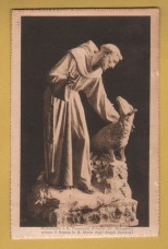 `Monumento a S.Francesco d`Assisi (V. Rosignoli)......` - Postally Unused - IPA CT Postcard