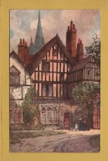 `Cheyney Court, Winchester` - Postally Used-1916 - Solomon Brothers Postcard.