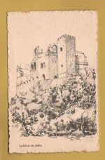 `Castelo De Leiria` - Postally Used-1955 - CTT Postcard.