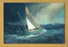 `The Lone Sailor by Laurence Bagley` - Postally Unused - J.Arthur Dixon Postcard.