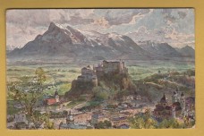 `Alpiner Kunstverlag Eugen Richter, Berchtesgaden-königssee - E.Harrison Compton` - Postally Unused - Meisenbach Riffarth & Co Postcard