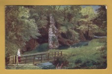 `Pike Pool, Beresford Dale - Hartington Stn, L.N.E.R` - Postally Used-1907 - McCorquodale & Co. Postcard.