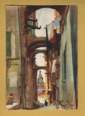 `San Remo - Antica by Aldo Raimondi` - Postally Unused - Barabino & Graeve Postcard.