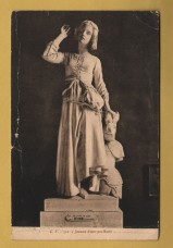 `C.V - 522 - Jeanne d`Arc par Rude` - France - Postally Used - Army Post 5th April 1917/Field Censor 673 Passed - Franks - `On Active Service`