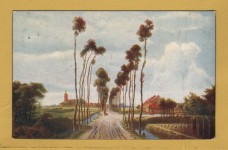 `National Gallery - The Avenue by Hobbema` - Postally Used-1912 - The Photochrom Co. Postcard.