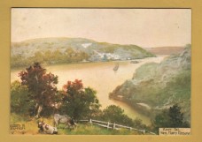 `River Fal, King Harry Passage by Charles R.Stanton` - Postally Unused - Bennett Publications Postcard.