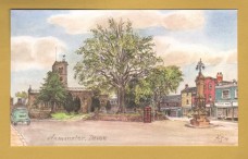 `Axminster, Devon by Harold Sheild` - Postally Unused - Harold Sheild Postcard.