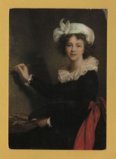 `Elizabeth Vigee Le Brun - Self Portrait` - Firenze - Galleria Uffizi - Postally Unused - Unknown Producer.