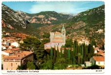 `Mallorca-Valldemosa: La Cartuja` - Spain - Postally Used - Unreadable Postmark and Slogan - Deposito Legal B Postcard