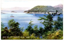 `A339 Oban Bay and Morvern Hills` - Postally Unused - Valentine & Sons Ltd Postcard