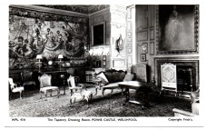 `WPL 43a The Tapestry Drawing Room, Powis Castle, Welshpool` - Postally Unused - Frith`s Postcard.